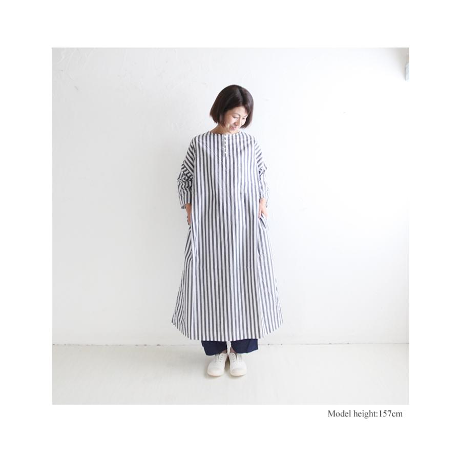 Ichi イチ 0305 オーガニックコットンヘンリーワンピース トップス ビッグシルエット チェック ストライプコットン レディース ゆったり 大きいサイズ Ichi 0305 7 1 Pumila 通販 Yahoo ショッピング