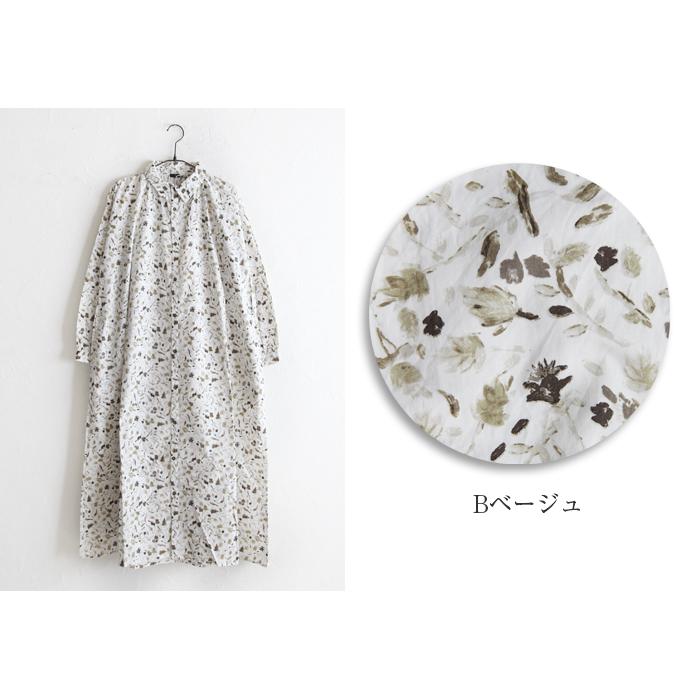 Ichi イチ 花柄シャツ ワンピース フラワープリント ナチュラル 服 長袖 レディース Pumila プミラ 秋冬 0407 Ichi 0407 9 1 Pumila 通販 Yahoo ショッピング