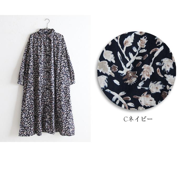Ichi イチ 花柄シャツ ワンピース フラワープリント ナチュラル 服 長袖 レディース Pumila プミラ 秋冬 0407 Ichi 0407 9 1 Pumila 通販 Yahoo ショッピング