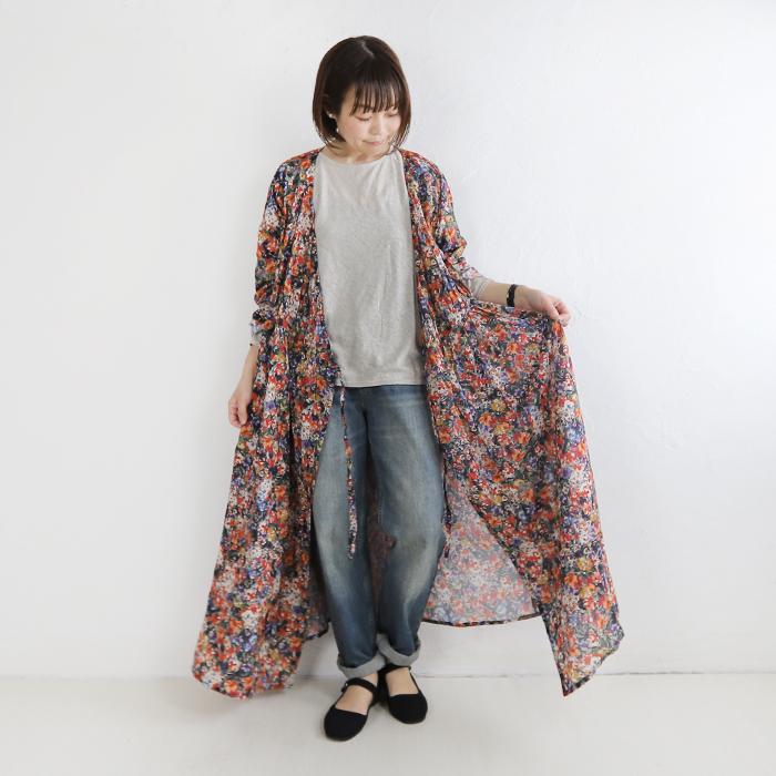 Ichi イチ 2110 花柄カクシュールワンピース ワンピース ロングワンピース カクシュールワンピース 花柄 綿 コットン オーバーサイズ 春 日本製 大き目 Ichi 2110 3 1 Pumila 通販 Yahoo ショッピング