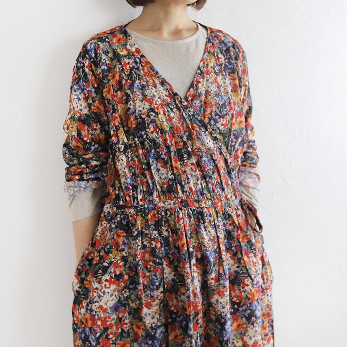 Ichi イチ 2110 花柄カクシュールワンピース ワンピース ロングワンピース カクシュールワンピース 花柄 綿 コットン オーバーサイズ 春 日本製 大き目 Ichi 2110 3 1 Pumila 通販 Yahoo ショッピング