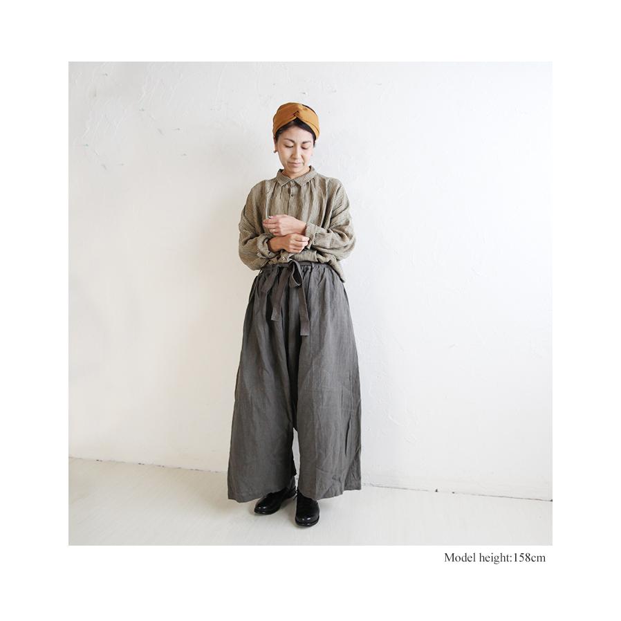 Ichi Antiquite S イチアンティークス Sh リネン東炊きギンガムストライプシャツ 秋冬 ゆったり 日本製 ナチュラル 服 レディースファッション Ichiantiquites 11 1 Pumila 通販 Yahoo ショッピング