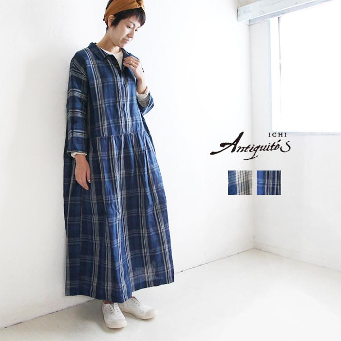 超目玉枠 イチアンティークス Ichi Antiquitesチェック柄ワンピース 美品 Sekai Yuumei Na Kanematsuusa Com
