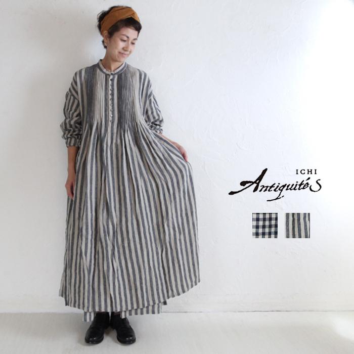 Ichi Antiquite S イチアンティークス リネン東炊きワンピース Ichiantiquites 8 6 Pumila 通販 Yahoo ショッピング