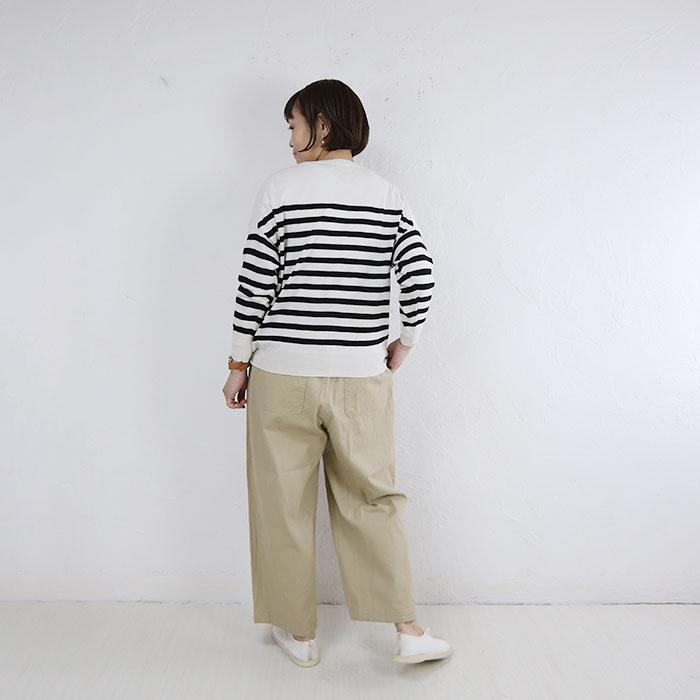 値下げしました【新品・未使用】プリット ボーダー9分丈ワイド