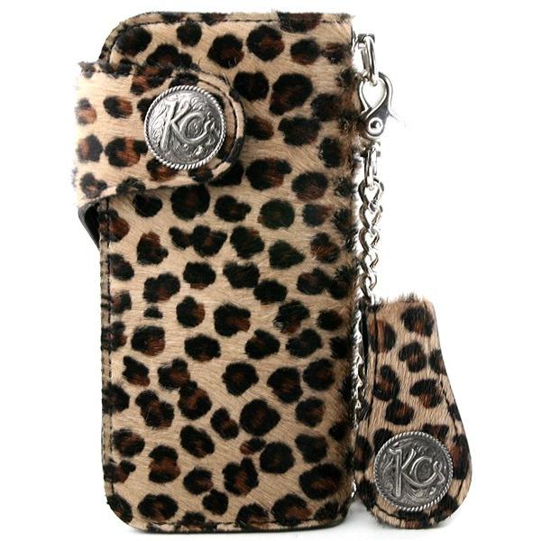 国産 ケーシーズ ヒョウ柄 ヘアカーフ ハラコ レザー ファー 財布 メンズ レディース 長財布 Kc S ケーシーズ ライダース ウォレットゼロ レオパード 人気ブランド Blog Lonolife Com