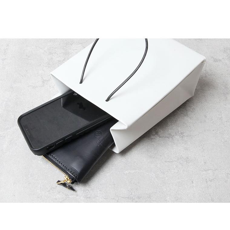 UNKNOWN PRODUCTS アンノウンプロダクツ Leather Paper Bag 小 2021AW ...