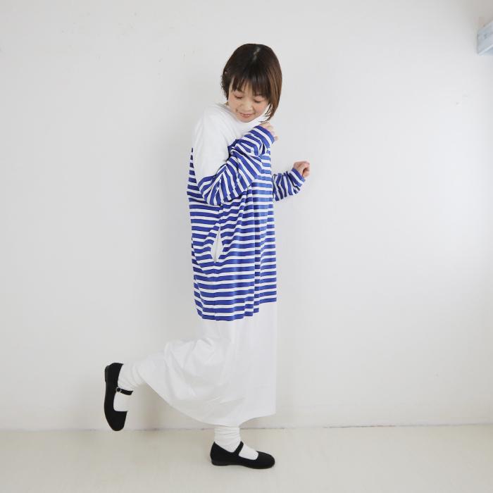 Veritecoeur ヴェリテクール Vcc 3 ボーダーワンピース ボーダー ゆったり 日本製 ナチュラル 服 Pumila プミラ レディースファッション Veritecoeur Vcc 3 7 1 Pumila 通販 Yahoo ショッピング