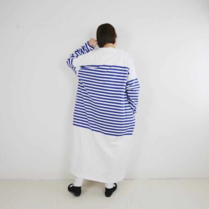 Veritecoeur ヴェリテクール Vcc 3 ボーダーワンピース ボーダー ゆったり 日本製 ナチュラル 服 Pumila プミラ レディースファッション Veritecoeur Vcc 3 7 1 Pumila 通販 Yahoo ショッピング