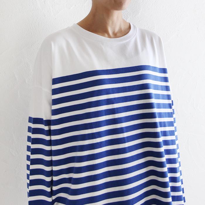 Veritecoeur ヴェリテクール Vcc 3 ボーダーワンピース ボーダー ゆったり 日本製 ナチュラル 服 Pumila プミラ レディースファッション Veritecoeur Vcc 3 7 1 Pumila 通販 Yahoo ショッピング