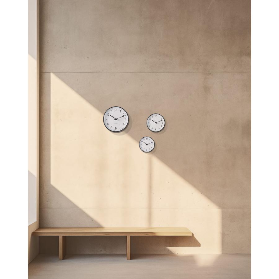 アルネヤコブセン ステーションウォールクロック29cm 未使用品 ARNE JACOBSEN（アルネ ヤコブセン） アルネ ヤコブセン 掛時計 29cm