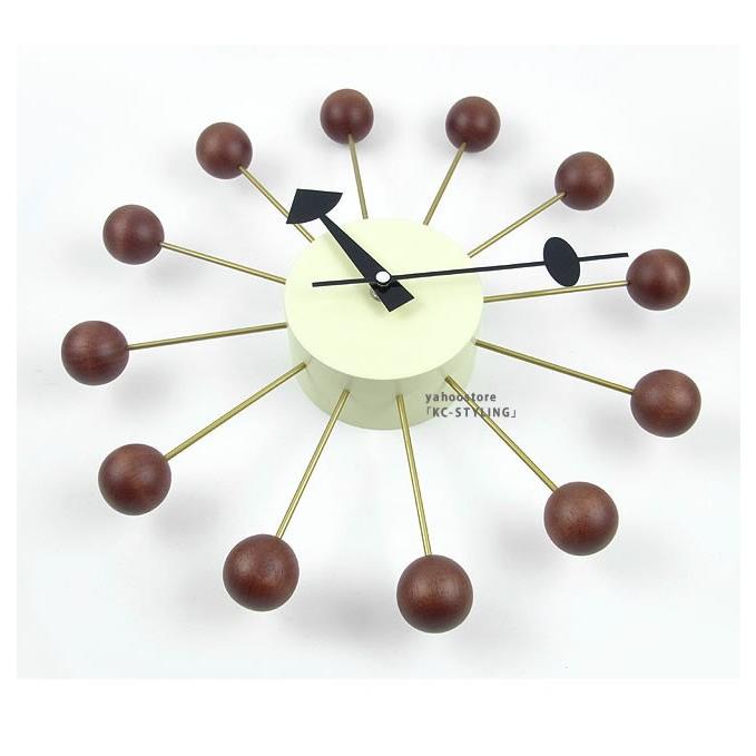 ジョージ・ネルソン ボールクロック ウォルナット GN397WBKCSTYLING 通販 Yahoo!ショッピング