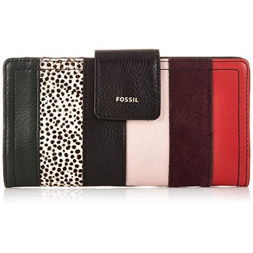 のオシャレな フォッシル 長財布 Logan Rfid Tab Clutch Sl7965 ブラックパッチワーク 新商品 Www Yalaphone Com