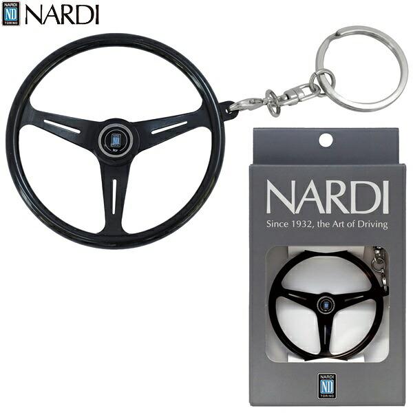ナルディ NARDI ステアリング型キーホルダー クラシック ブラック