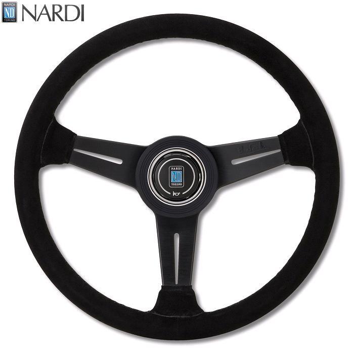 NARDI ナルディ N115 BKスエード&BKスポーク BKステッチ NARDI ナルディ N115 BKスエード&BKスポーク BKステッチ