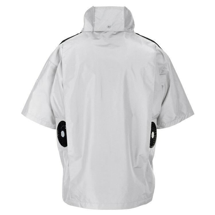 NSP ND-1143 Nクールウェア 半袖 ポリエステル100% 服単品 シルバー S