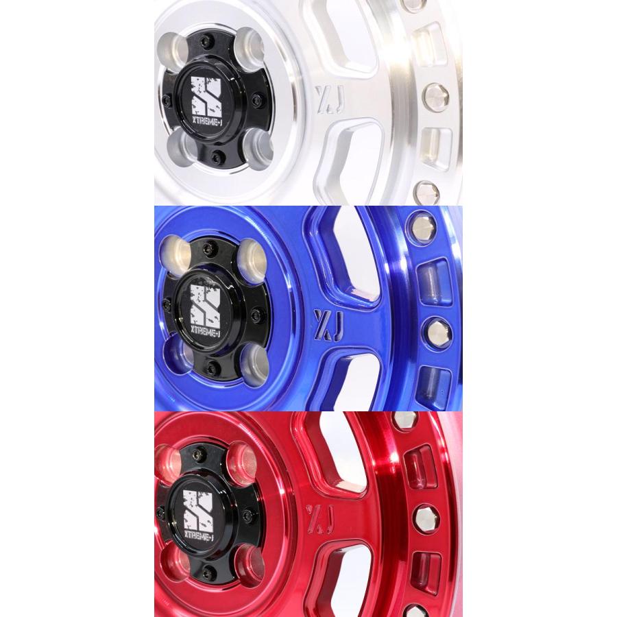 ハードカーゴ MLJ XTREME-J XJ07 アルミホイール レッドクリア+ ハードカーゴ MLJ XTREME-J XJ07 アルミホイール レッドクリア+