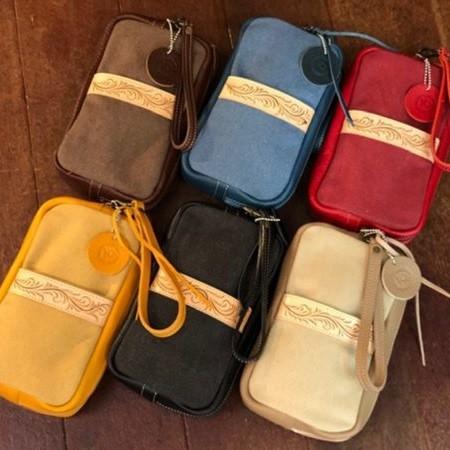 KC s ケーシーズ KPM002 キャンパス ポーチ フリーカット 全6カラー