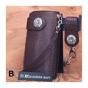 【送料無料(沖縄・離島を除く)】KC s  ケーシーズ  KPW034　ライダースウォレット アリゾナ フローラル バッファロー　KPW-034【お取り寄せ商品】【代引不可】【ケイシイズ/LEATHER CRAFT/長財布】 送料無料(沖縄・離島を除く)】 ケーシーズ KPW034 ライダース