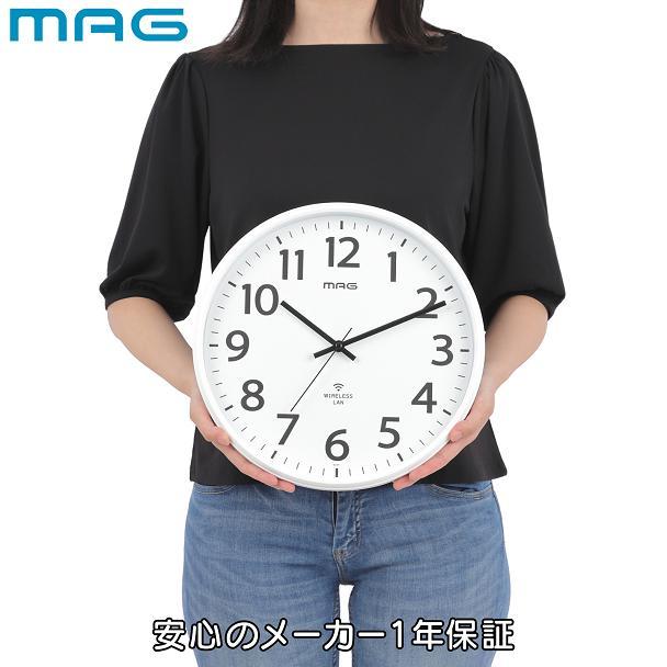 ノア精密 ノア精密 W-811 WH-Z MAG マグ 無線LAN アナログ掛時計 ノア精密 ノア精密 W-811 WH-Z MAG マグ 無線LAN アナログ掛時計