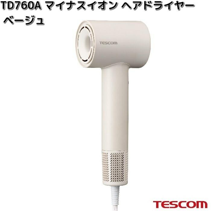 テスコム（TESCOM） TESCOM TD760A-C マイナスイオン ヘアードライヤー 