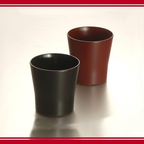 うるしページ① 北市漆器 KZ2561 手塗うるしペアタンブラー(黒・朱) 【お取寄せ商品