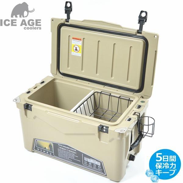 ICE AGE アイスエイジ クーラーボックス 42.6L 45QT (タン)