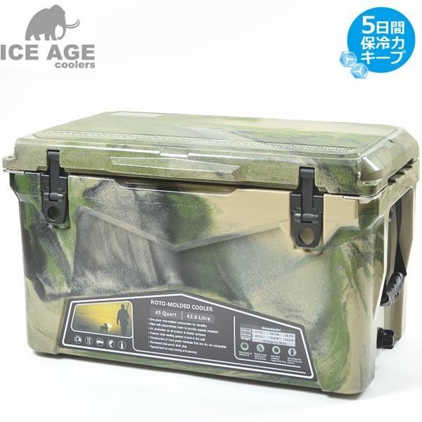ILC045ACA アイスエイジ 45QT アーミーカモ ICE AGE 42.6L　送料無料・沖縄・離島を除く　クーラーボックス　メーカー直送　同梱/代引不可_1