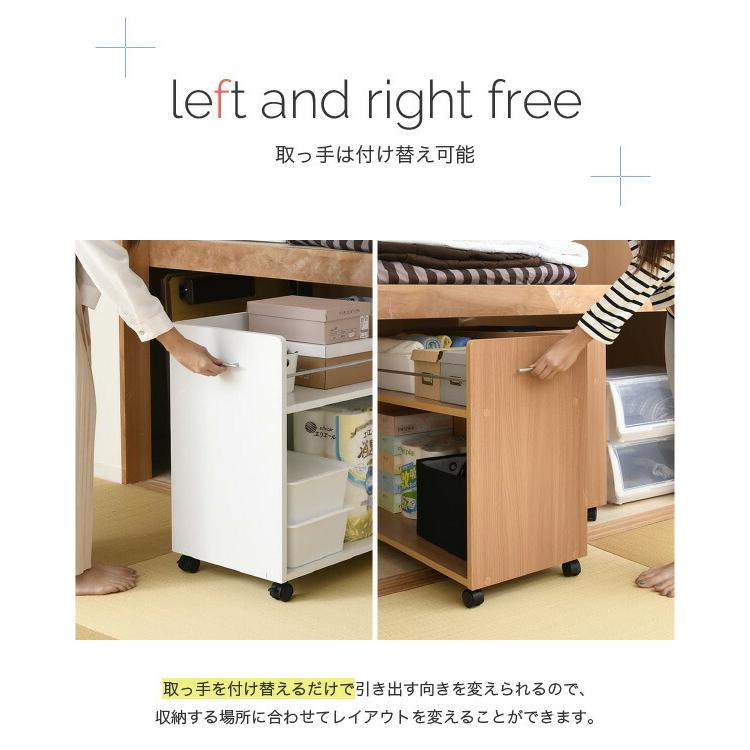 SGT-0131-WH 押入れ 収納 ラック 2個セット キャスター付き ホワイト ジェイケイプラン SGT-0131-WH 押入れ 収納 ラック 2個セット