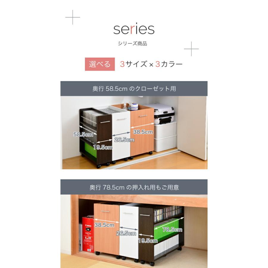 ジェイケイプラン SGT-0136-NA クローゼット ラック 収納 2個セット A4