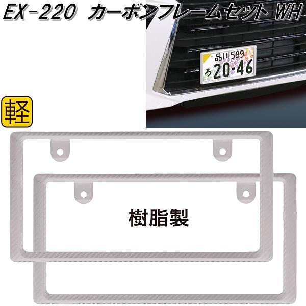 星光産業 EX-220 カーボンフレームセット ホワイト 軽自動車専用 EX220