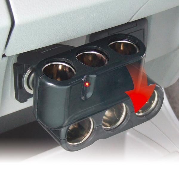 専用同梱３種 槌屋ヤック PZ-725 3連ダイレクトソケット ディレクション PZ725