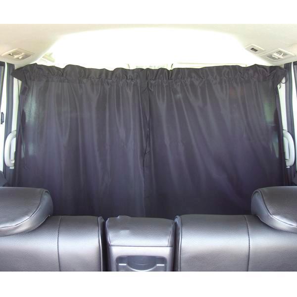 槌屋ヤック LS-136 どこでもカーテン2 BK LS136【お取り寄せ商品