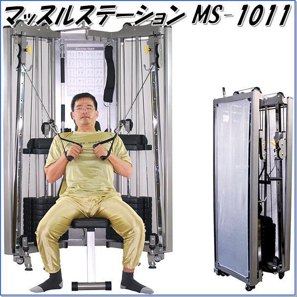 【送料無料(北海道・沖縄・離島を除く)】マッスルステーション MS-1011 業務用・準業務用【メーカー直送】【代引/同梱不可】【マルチジム】
