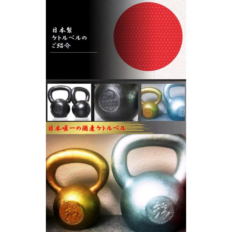 中旺ヘルス CHKB12 ケトルベル ダンベル ケトルダンベル 12kg 黒塗装