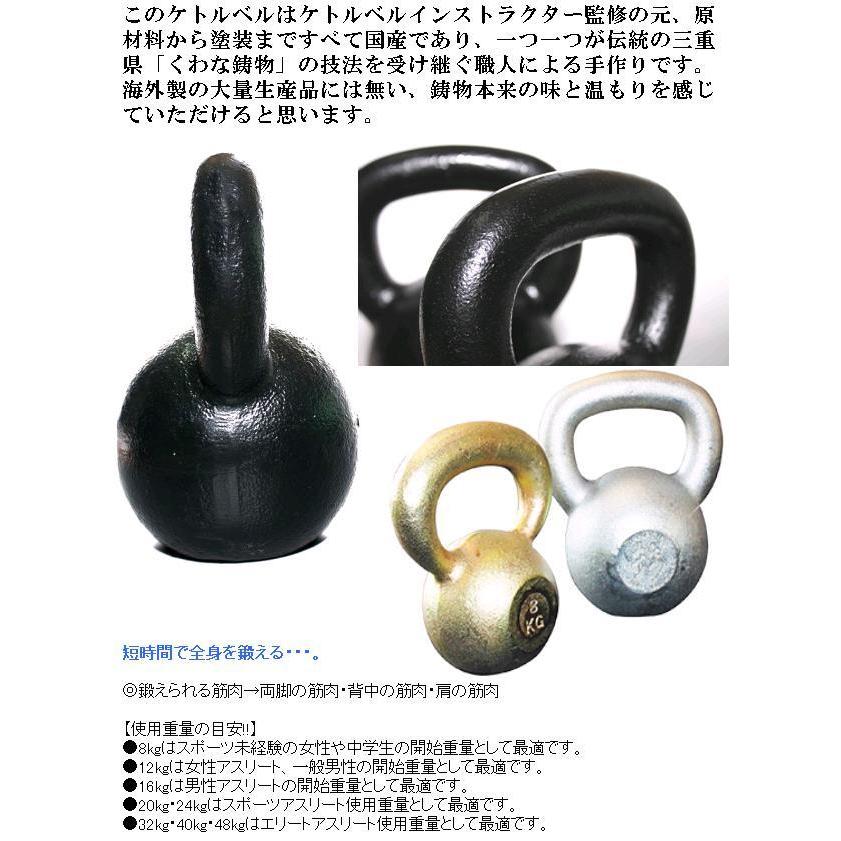 中旺ヘルス CHKS20 ケトルベル ダンベル ケトルダンベル 20kg 銀色塗装 
