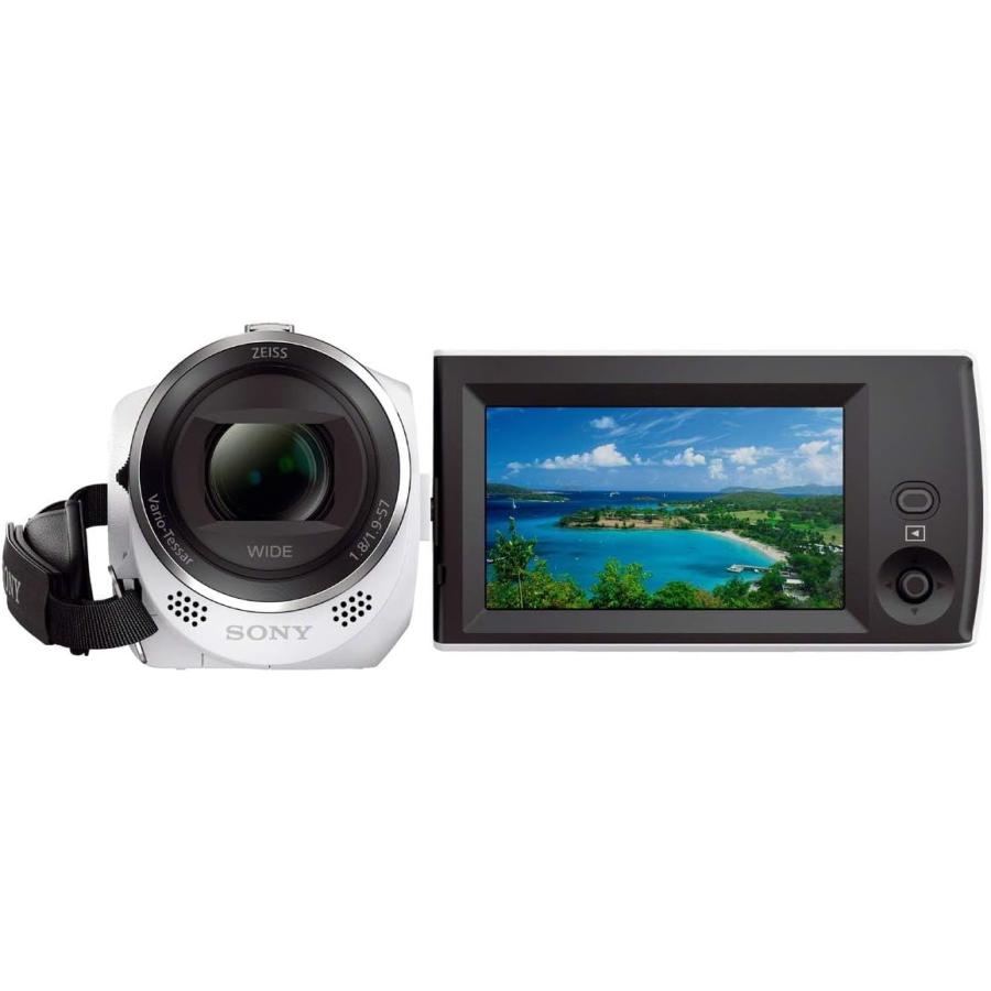SONY（ソニー） 新品 ビデオカメラ Handycam HDR-CX470 ホワイト 内蔵