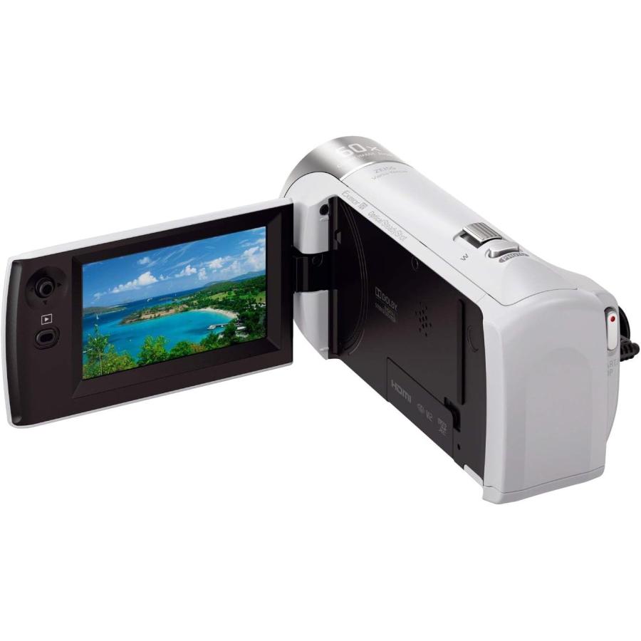 SONY（ソニー） 新品 ビデオカメラ Handycam HDR-CX470 ホワイト 内蔵