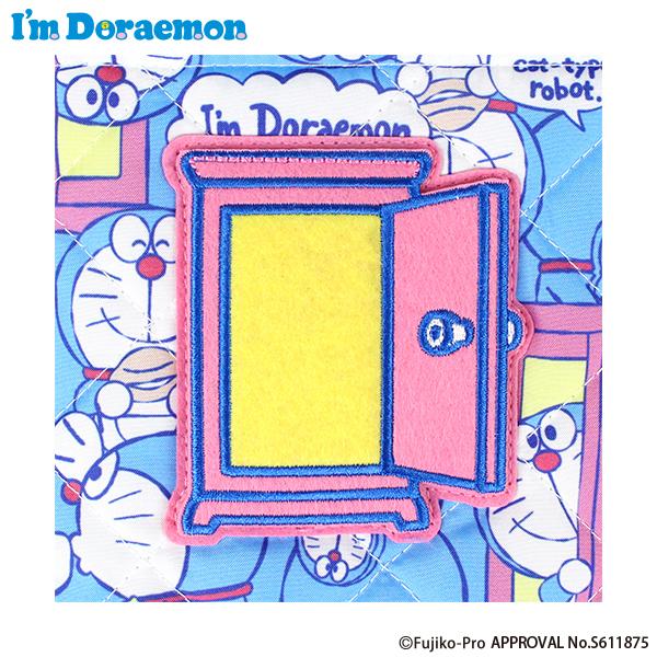 SALE メール便可 刺繍可 I'm Doraemon ドラえもん キルトナップサック お名前ワッペン付き リュックサック キッズ 女の子 男の子 名入れ｜kcplace｜02