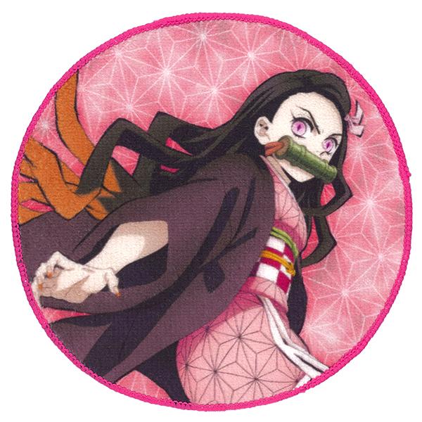 メール便2個以上送料無料 鬼滅の刃 丸ミニハンカチ3枚セット 女子