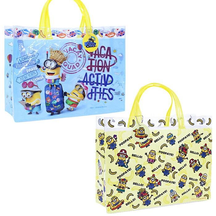 ミニオン ビーチバッグ マチアリ プールバッグ 角型 ビニールバッグ キッズ 女の子 男の子 Minion Minions ミニオンズ
