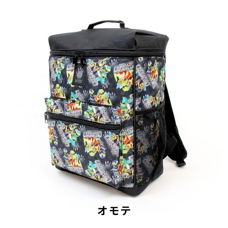 刺繍可 ナンバーワン戦隊ゴジュウジャー スクエアリュックL 多機能