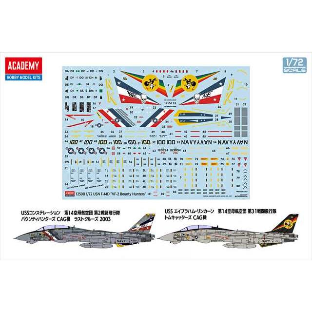 アカデミー 1/72 F-14D スーパートムキャット 