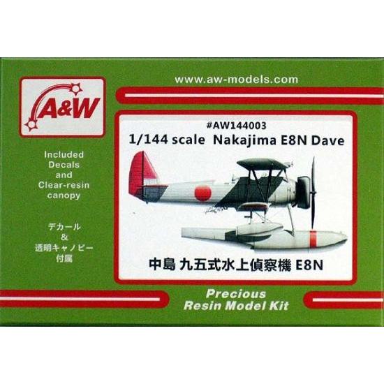 A&Wモデルス 1/144 中島九五式水上偵察機E8N（DAVE) レジンキット