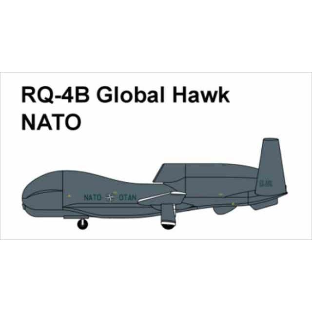 ミニウイング 1/144 ノースロップ グラマン RQ-4B グローバルホーク NATO軍  袋パッケージ プラモデル mini311 | 