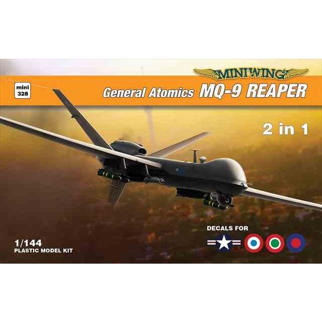 ミニウイング 1/144 MQ-9 リーパー 2イン1 (2機入り)　箱パッケージ　プラモデル MINI328 ★ | 