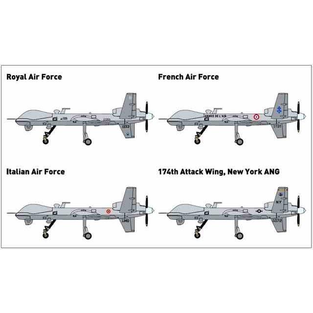 ミニウイング 1/144 MQ-9 リーパー 2イン1 (2機入り)　箱パッケージ　プラモデル MINI328 ★ |  | 01