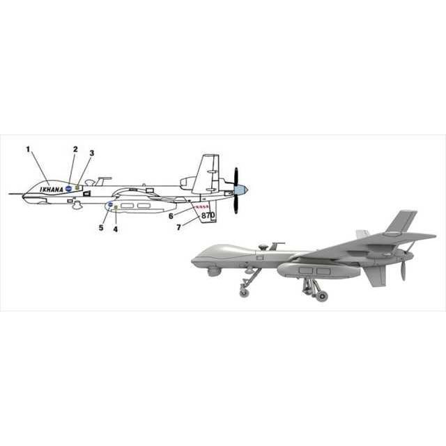 ミニウイング 1/144 MQ-9 プレデター B 「NASA」　袋パッケージ プラモデル mini356 | 
