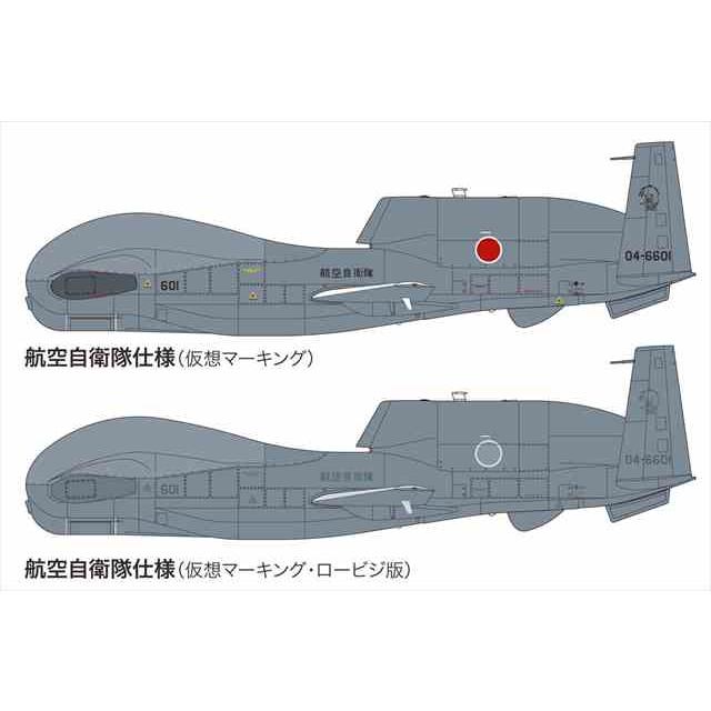 1/72 アメリカ空軍 RQ-4B グローバルホーク "横田AB"（航空自衛隊仕様デカール付特別版）/プラッツAC34SP/｜kcraft