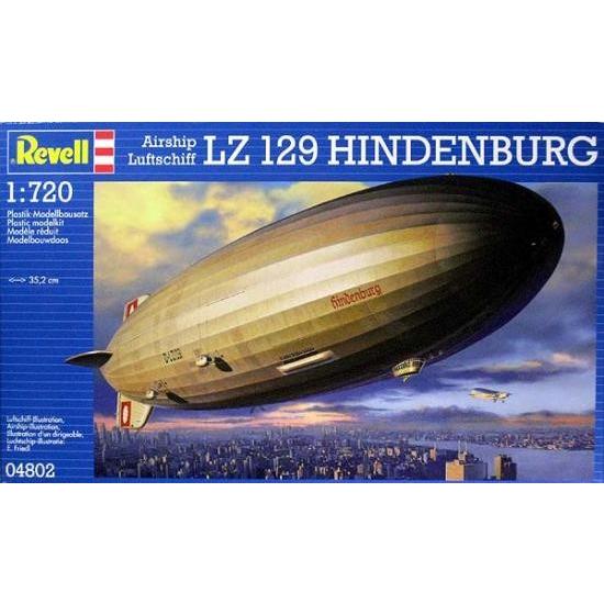 1/720 ツェッペリン飛行船 LZ129 ヒンデンブルグ号/レベル04802 ...
